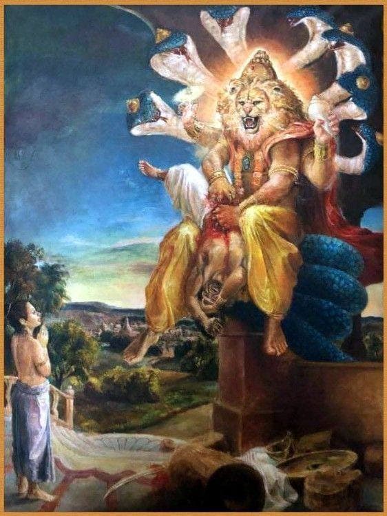 🦁 Сегодня праздник Нрисимха Чатурдаши. О личности, которая всегда остается рядом, даже когда вокр...