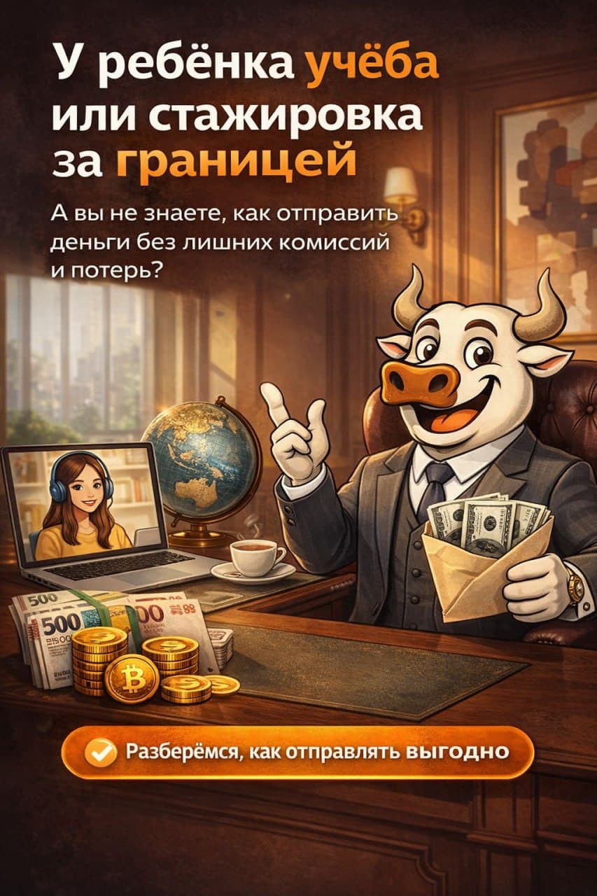 🌍 У ребёнка учёба или стажировка за рубежом, а вы не знаете, как отправить деньги без больших пот...