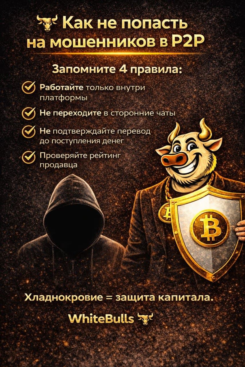 🐂 Как не попасть на мошенников в P2P