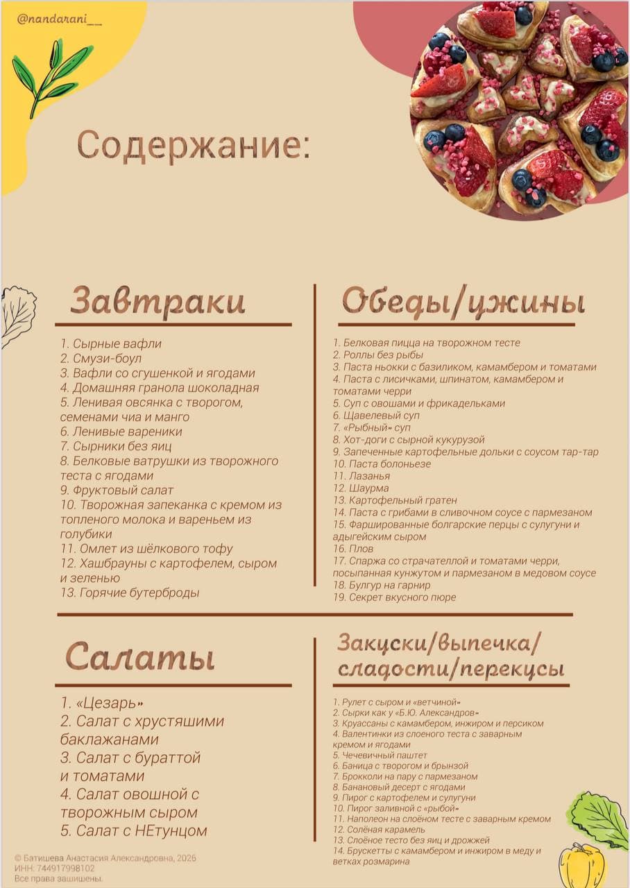 Только посмотрите на содержание книги 📕😍🤌🏻