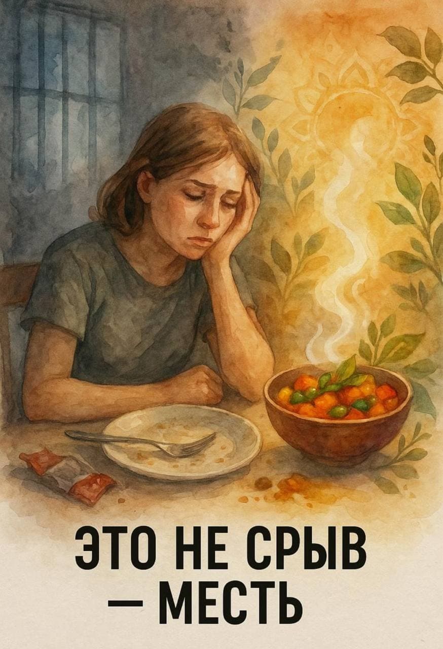 Ты не срываешь ПП.Ты просто ешь как монах, живущий в тюрьме.Каша на воде. Овощи без...